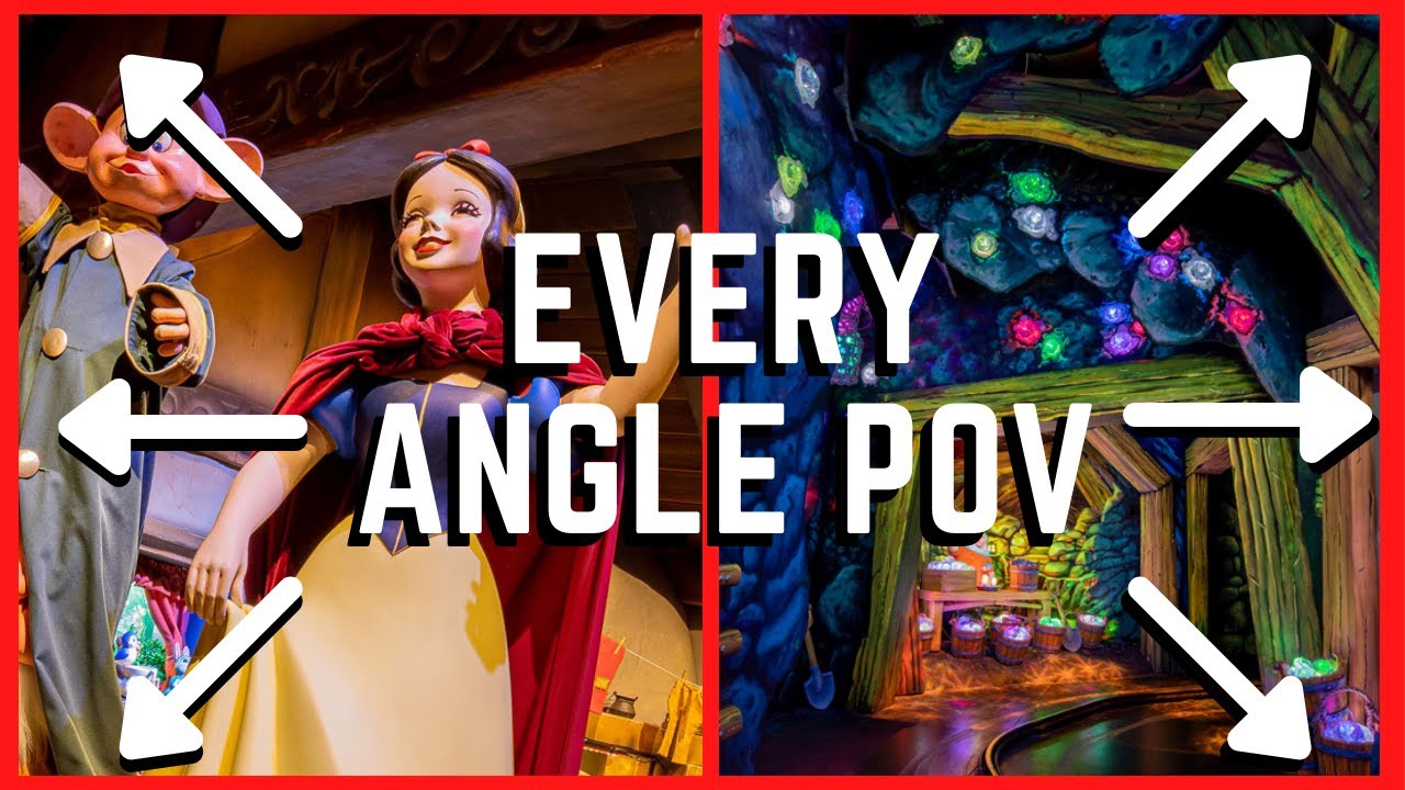 [2021] Snow White's Enchanted Wish - EVERY ANGLE POV - 4K 60FPS | Disneyland park, California