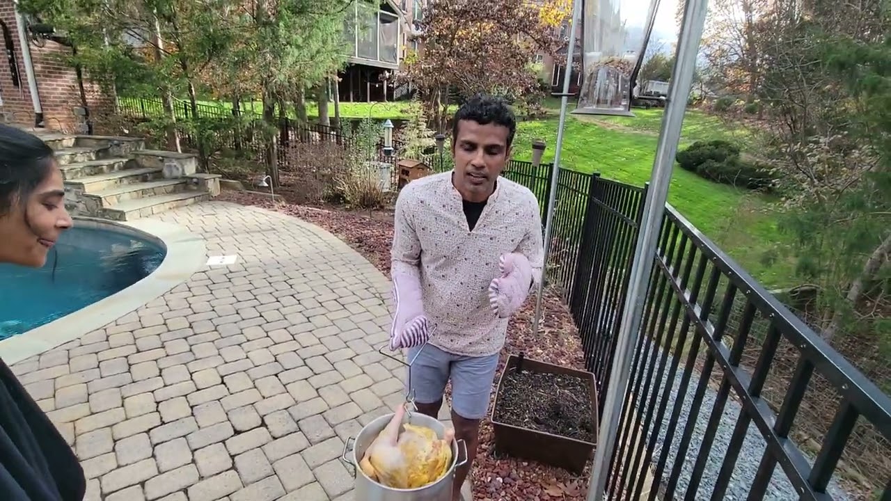 deep fried turkey part 2