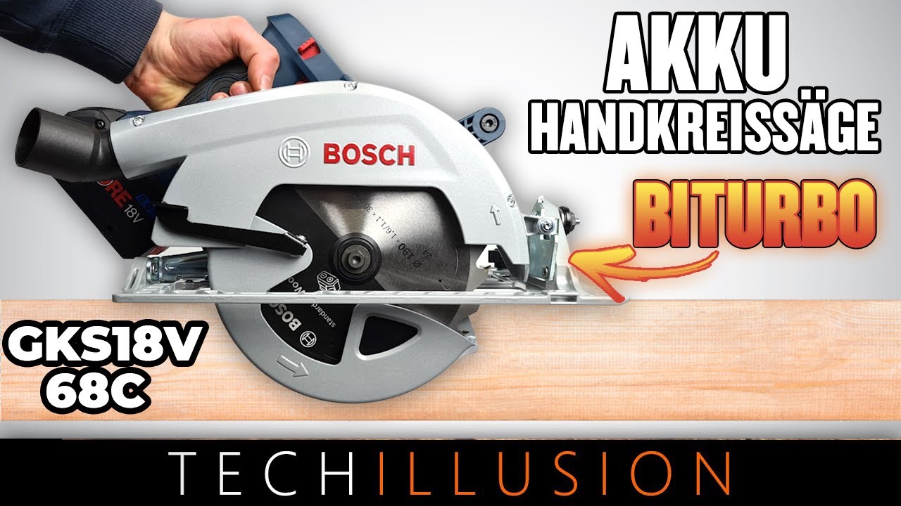 🔥DIE STÄRKSTE AKKU HANDKREISSÄGE Bosch GKS 18V-68 C im TEST!😱 - Bosch GKS 18V-68 C - Review & Test