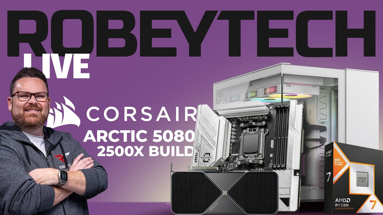 Building a $3400 Arctic 5080 Build in the Corsair 2500x