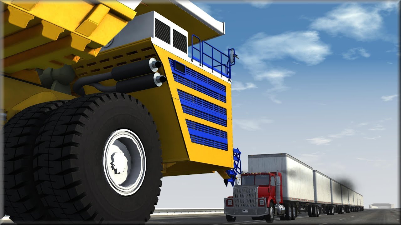 BeamNG Drive Insane Trucking Crashes #9 - Insanegaz