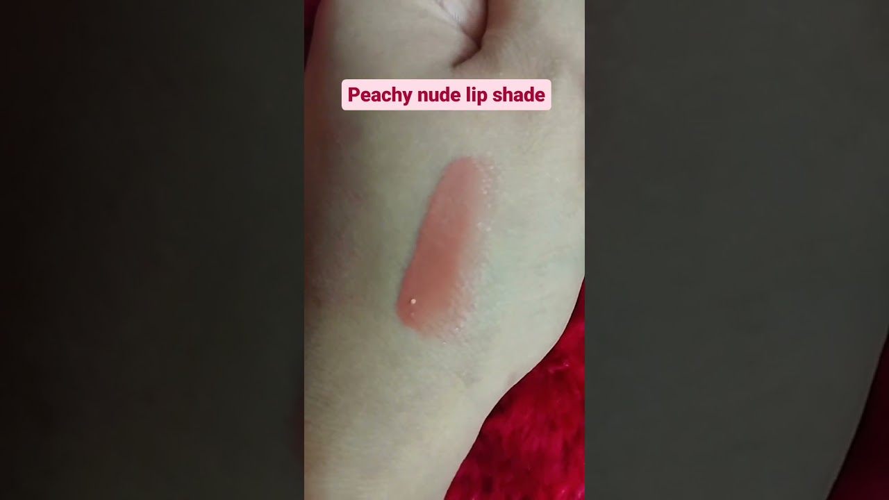 Best peachy nude lip shade for summers❤