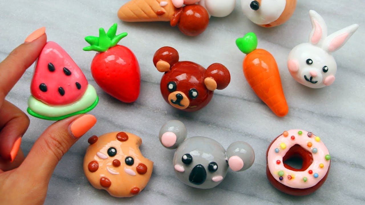 Satisfying Clay Cracking ASMR Video Compilation #1 with Cute DIY Clay Art!
