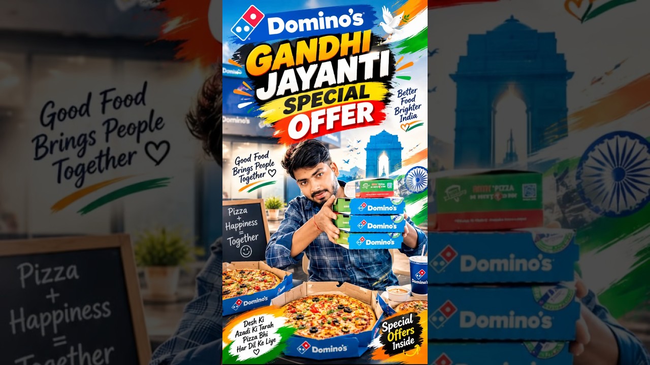 Dominos new offer | ￼ Gandhi Jayanti offer | dominos coupon code today
