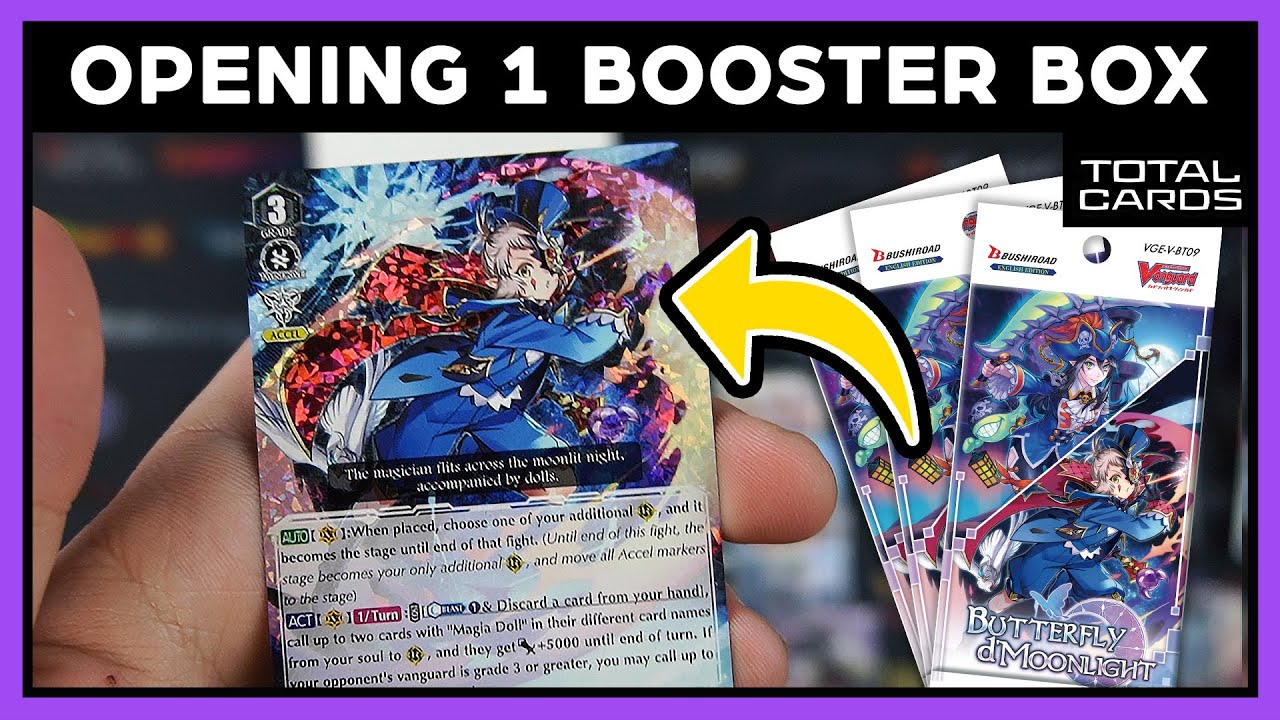 *Masked Magician, Harri* Opening Butterfly d'Moonlight Booster Box - Totalcards.net