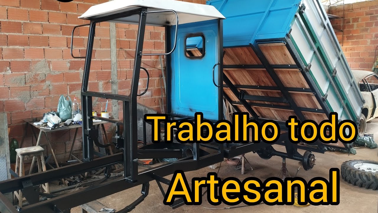 Trator quase pronto, vejam porque vou encerrar os trabalhos