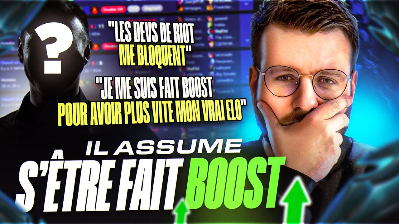 IL ASSUME S'ETRE FAIT BOOSTE ! ON LE CRAME EN LIVE EN TRAIN DE FAIRE JOUER SON POTE A SA PLACE !?