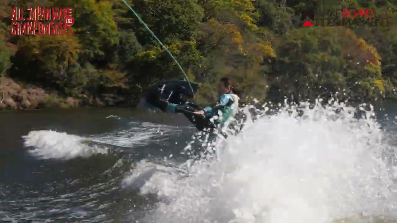 JWBA全日本選手権大会DAY2【レベル別WAKEBOARD SUPER  WOMEN　SEMIFINAL 各２UP,【年齢別】WAKEBOARD　VETERANS2 MEN  FINAL