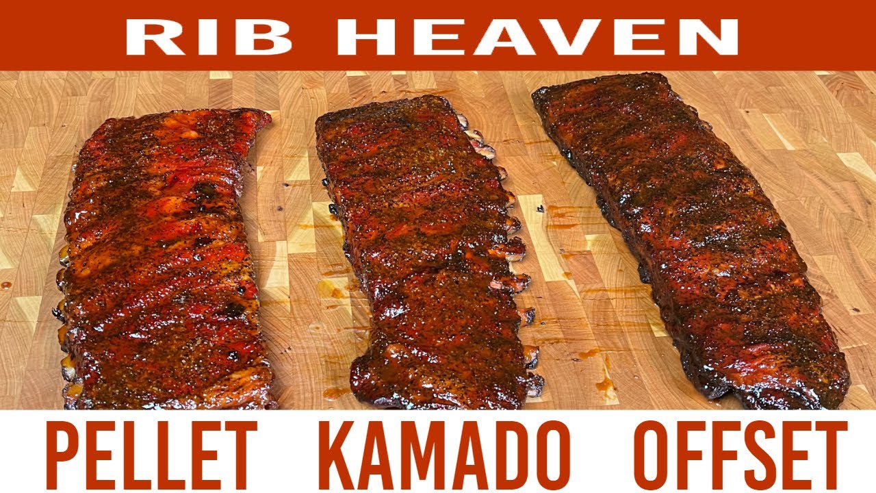 Smoked Rib BATTLE - Pellet Grill VS Kamado VS An Offset