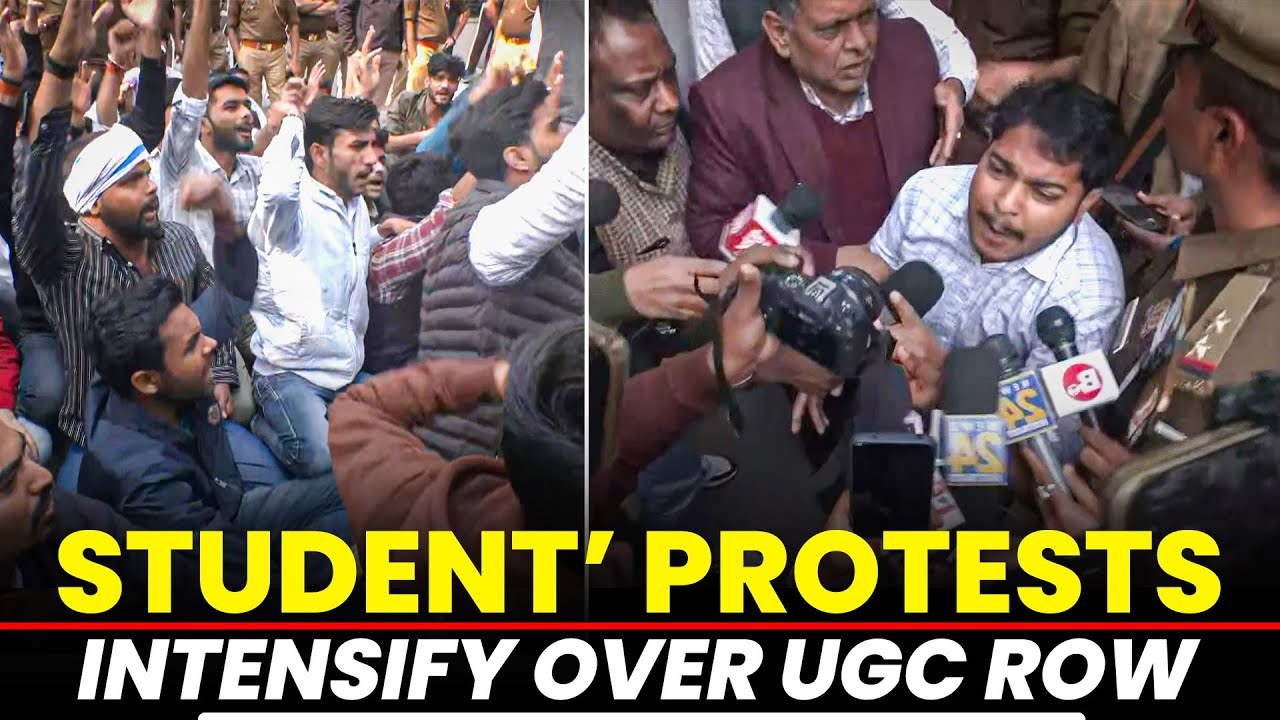 LIVE: Student protests against UGC equity regulations intensify | UGC Row