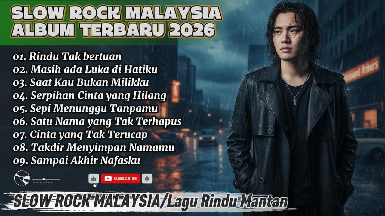 Lagu Slow Rock Malaysia terbaru 2026 | Album Paling Sedih Menyayat hati | Enak didengar saat santa