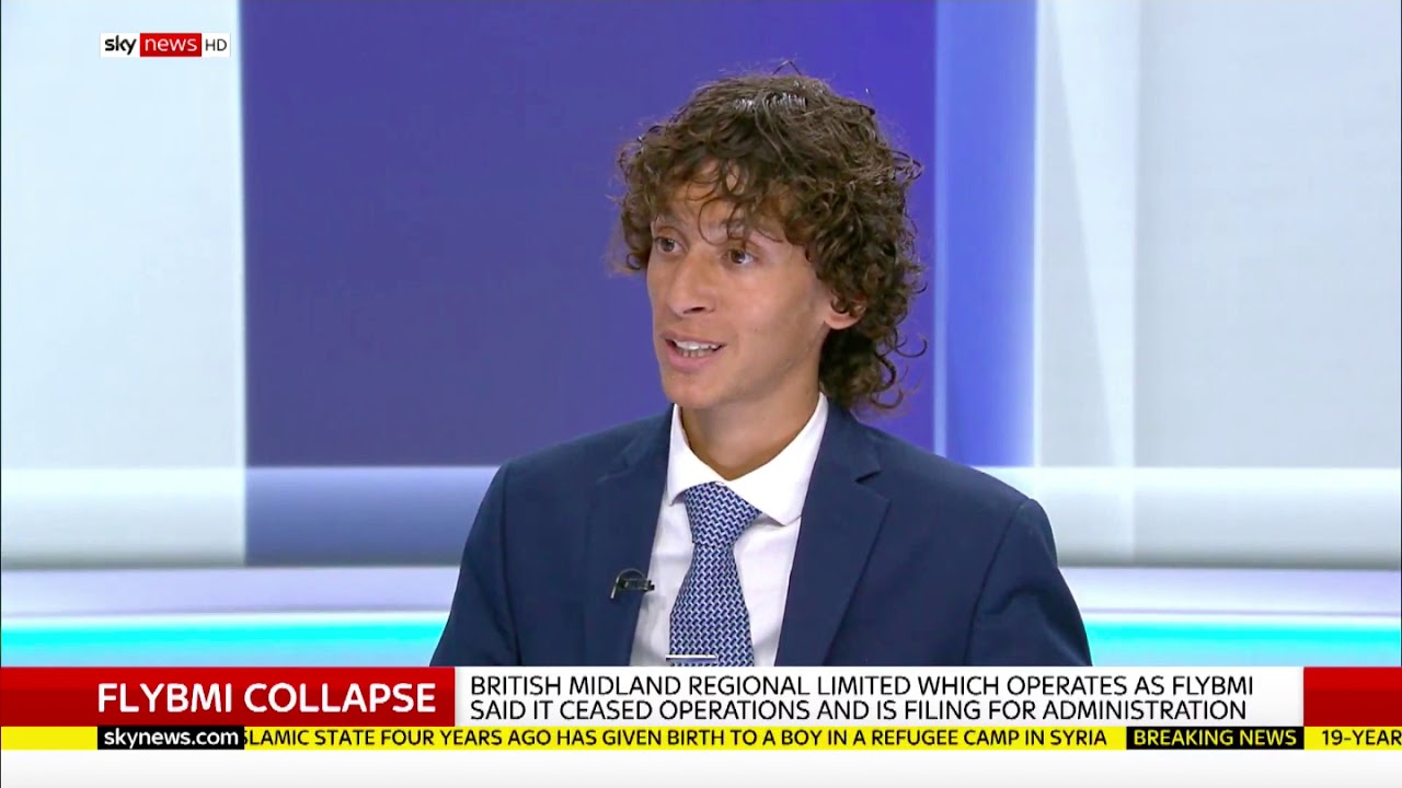 Alex Macheras on Sky News: Flybmi Collapse | Aviation Analyst