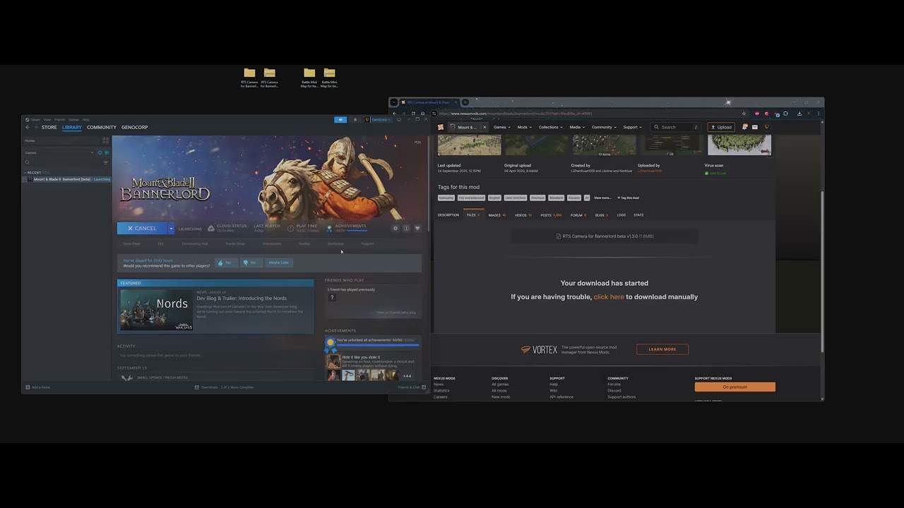 Руководство по установке и настройке RTS Camera 1.3.0 Mod (Bannerlord 1.3)