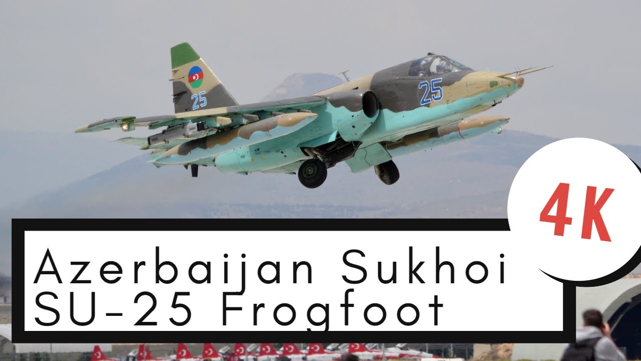 Azerbaijan Sukhoi SU-25 Frogfoot Action at Anatolian Eagle 2023 at Konya