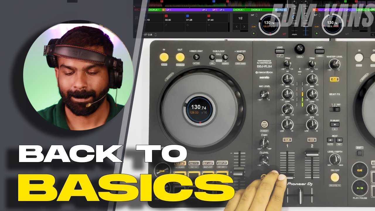 Basics of DJing - DDJ 400, FLX 4 EDM VANS Live Stream