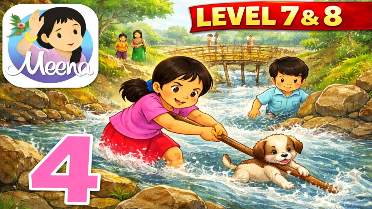 MEENA MOBILE GAMEPLAY BANGLA | MEENA GAME PART - 4 | SilentGamixX