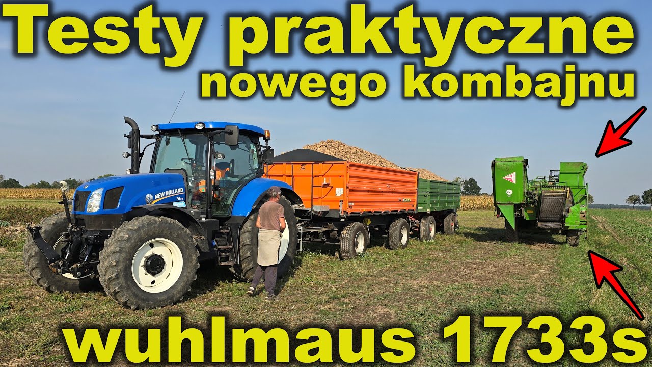 Test praktyczny nowego kombajnu do ziemniaków Wühlmaus 1733s | Wykopki 2024 | Jak to idzie?