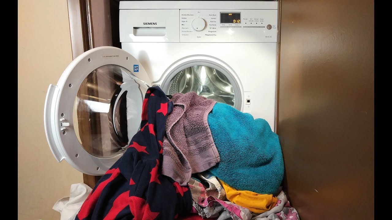 Experiment - Extremely Overloaded Washing Machine - 15 min. program