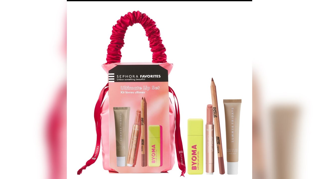 Набор для губ Sephora Favorites Ultimate Lip Set / 4 полноразмерных продукта / Стоит ли он своих ...
