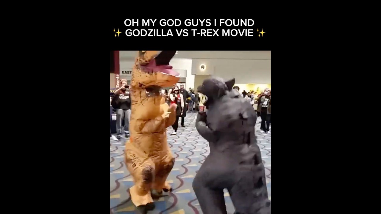 I FOUND THE GODZILLA VS T-REX MOVIE 🤯 