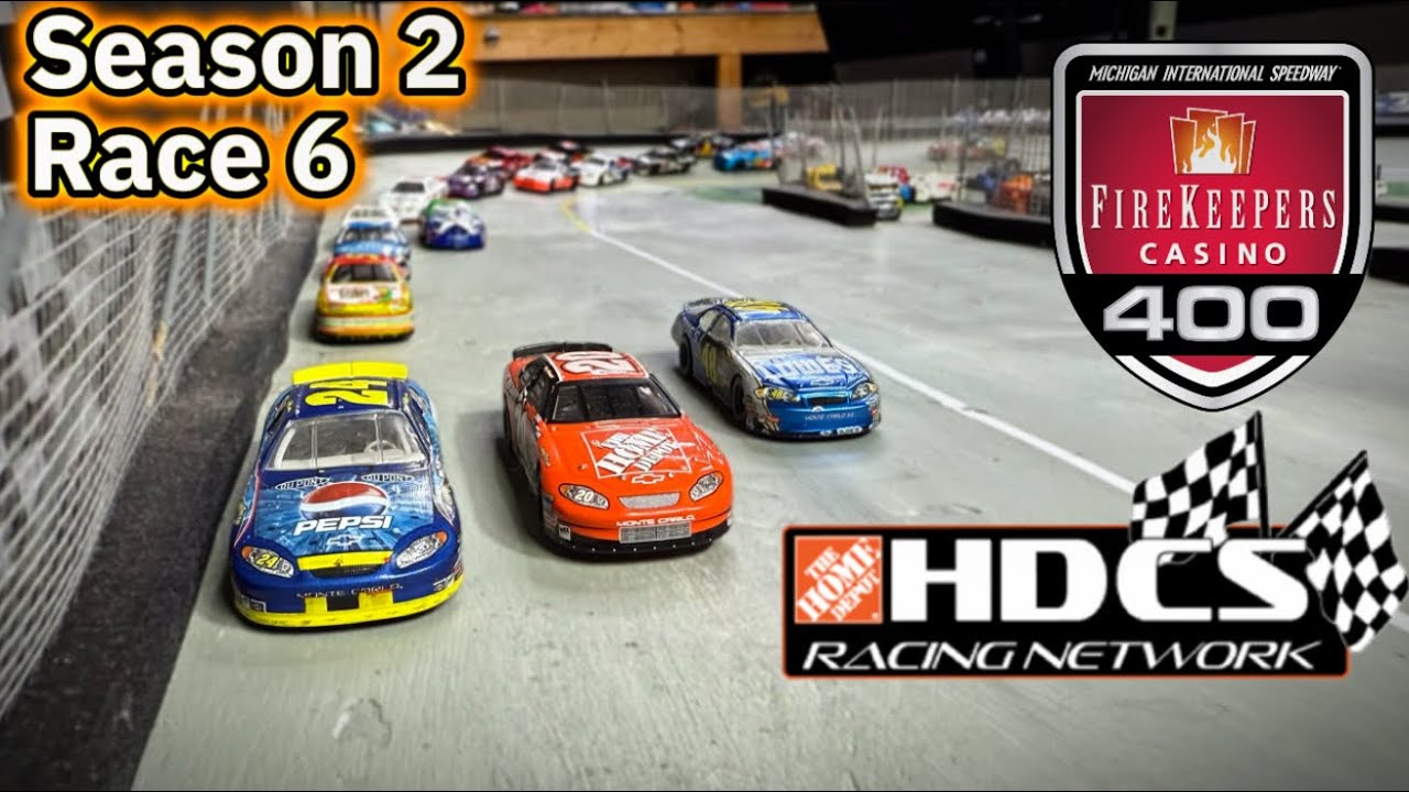 Home Depot Cup Series // S2R6 // Firekeepers Casino 400 @ Michigan | NASCAR Stop Motion