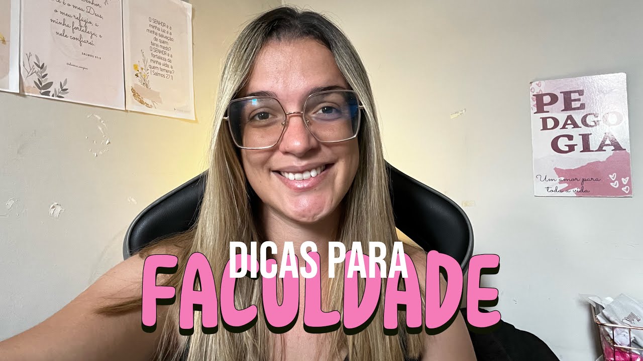 Está na faculdade? Esse vídeo é pra você. 