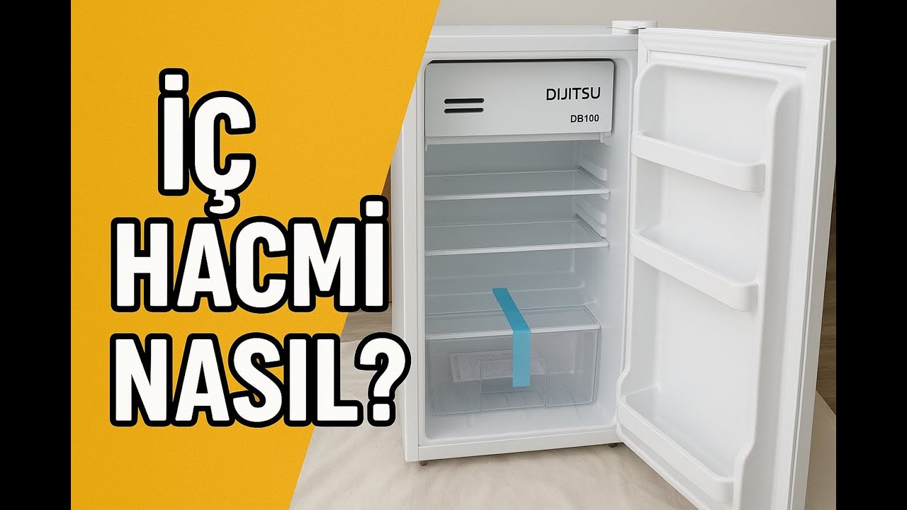 Piyasanın en uygun mini buzdolabı Dijitsu DB100'ün iç hacmi nasıl?