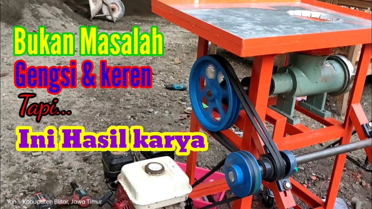 Uji Coba Mesin Penggiling Daging #limbah #mesin #tutorial