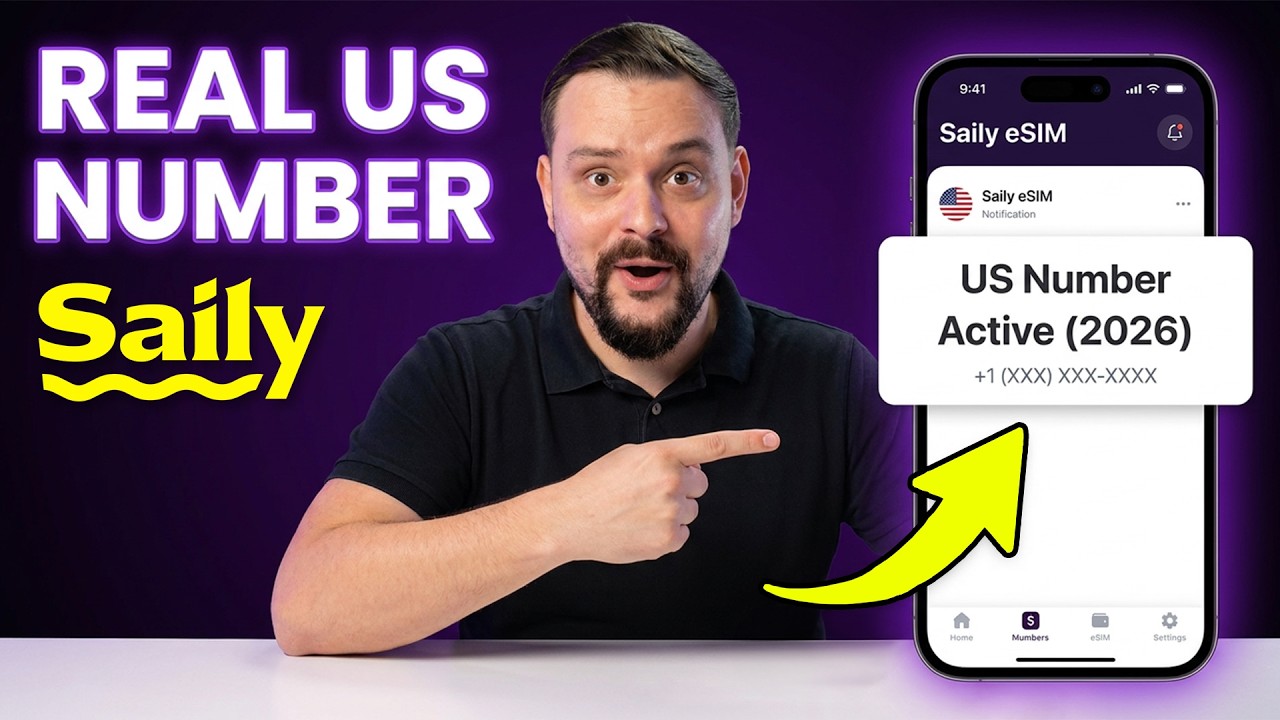 Saily eSIM Phone Number (2026) I Got a Real US Number Without a SIM Card