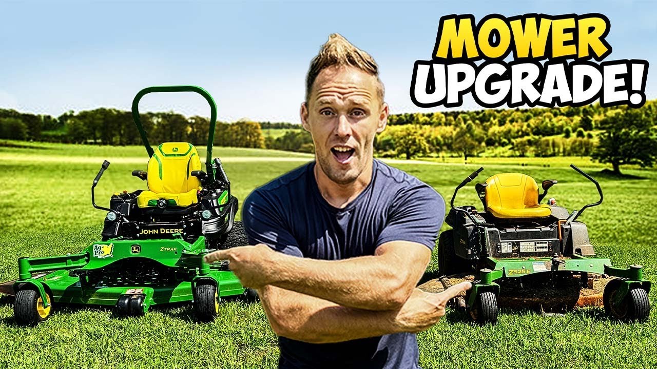 Обзор газонокосилки с нулевым радиусом поворота John Deere Z970R 2024 года: посмотрите в действии...