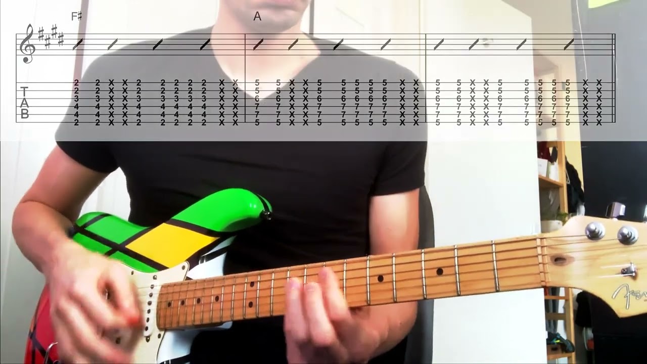 Listen to the Music [TABS playalong]