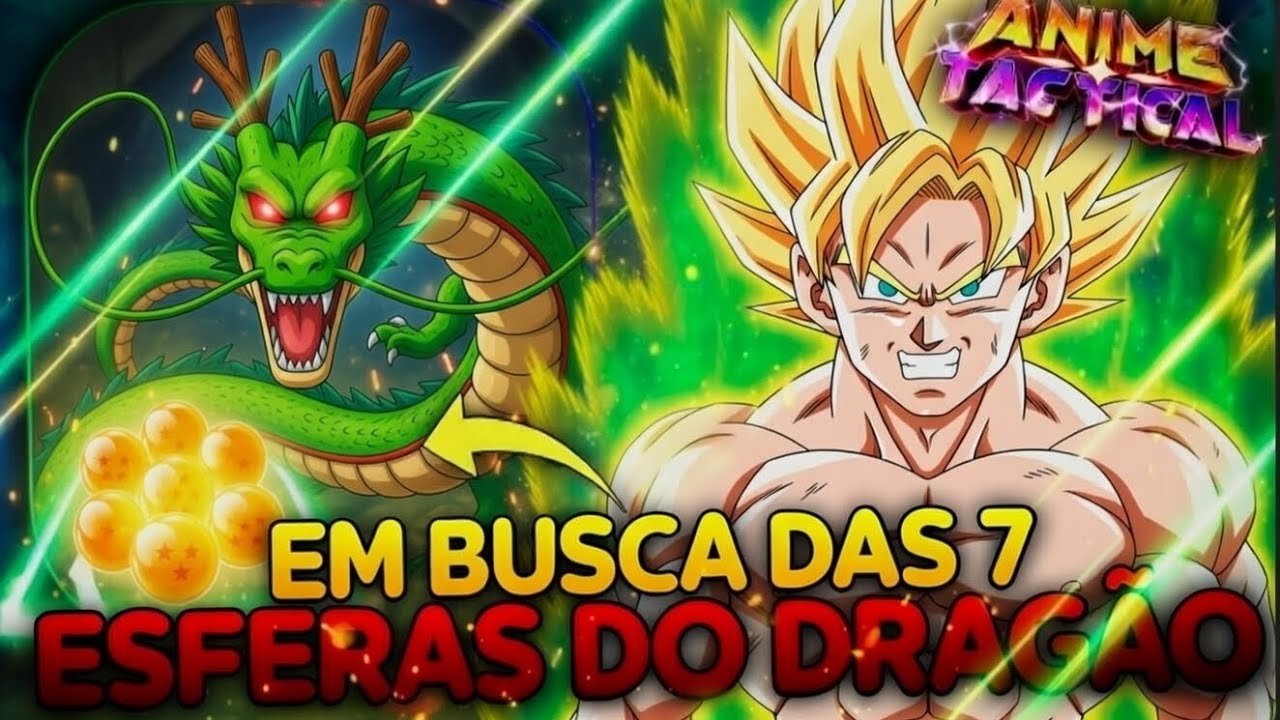 EM BUSCA DAS 7 ESFERAS DO DRAGÃO no Anime Tactical Simulator! 🐉 (Consegui todas?)