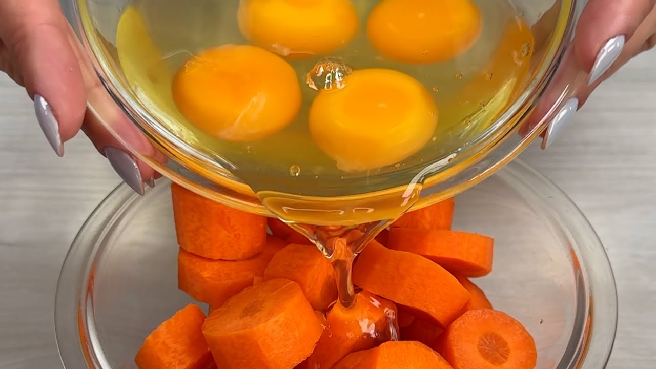 Coloque ovos na cenoura e veja como fica delicioso!