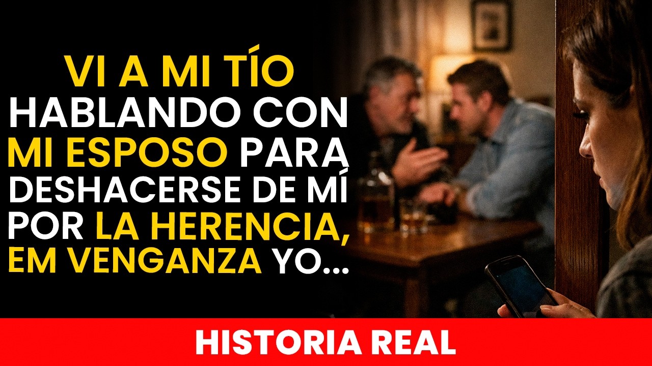 Vi a mi tío hablando con mi esposo para deshacerse de mí por la herencia, en venganza yo...