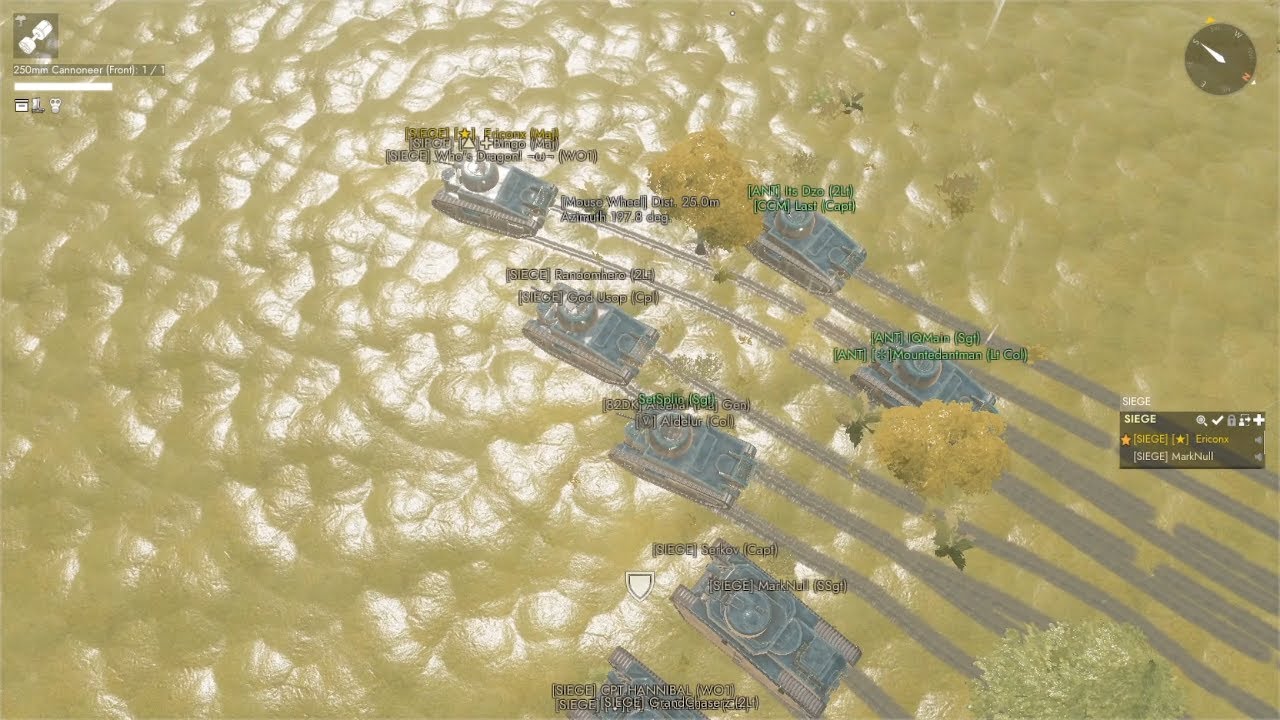 Foxhole : Battle tanks operation