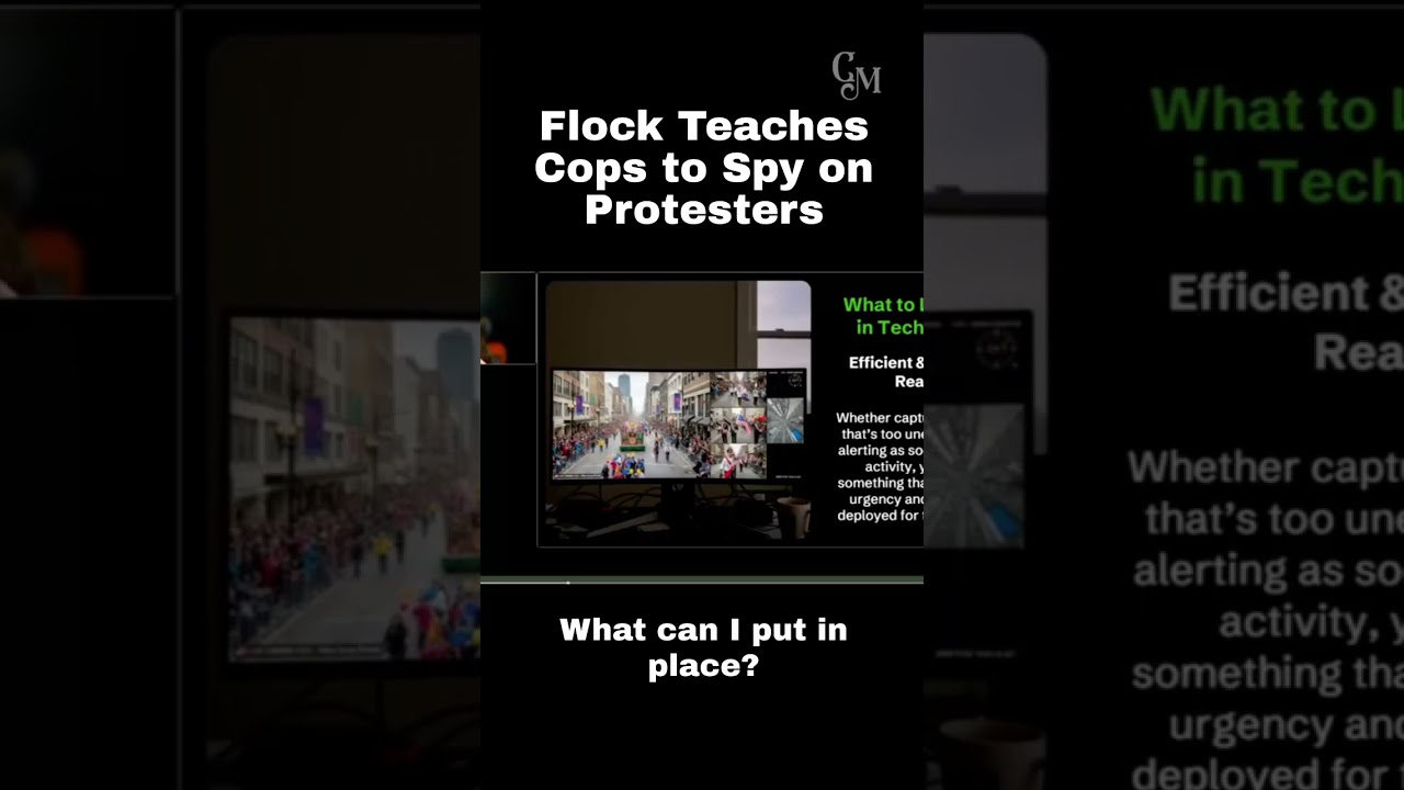 Leaked Flock Webinar Shows Staff Teaching Cops to SURVEIL Protesters