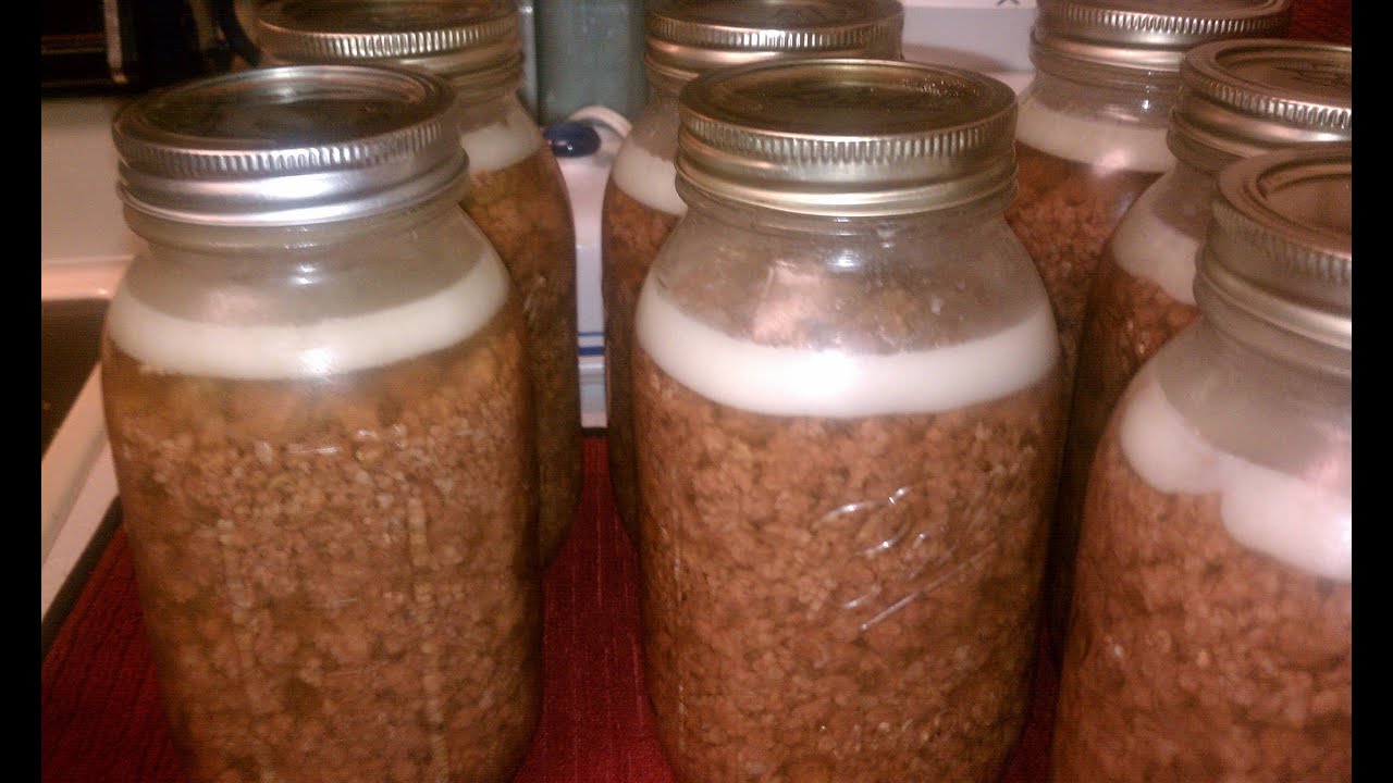 PERFECT and EASY Canning of Ground Beef--step-by-step