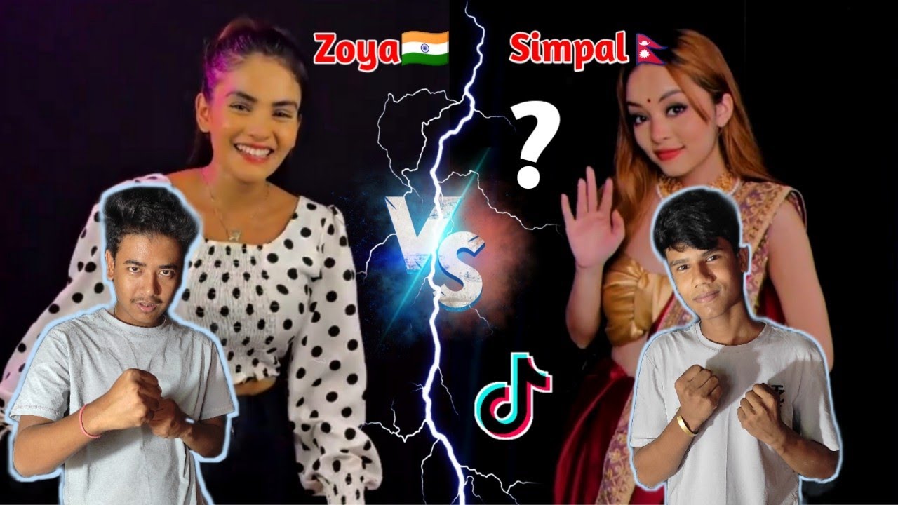 Nepali boys reaction on Zoya_jaan🇮🇳 Vs Simpal kharel🇳🇵( part 2 ) best transition🔥|| who will win?