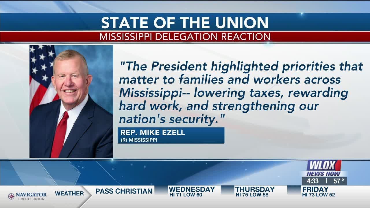 Mississippi lawmakers react to Trump&rsquo;s State of the Union address