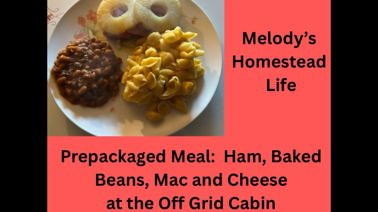 Prepackaged Meal:  Ham, Baked Beans and Mac & Cheese