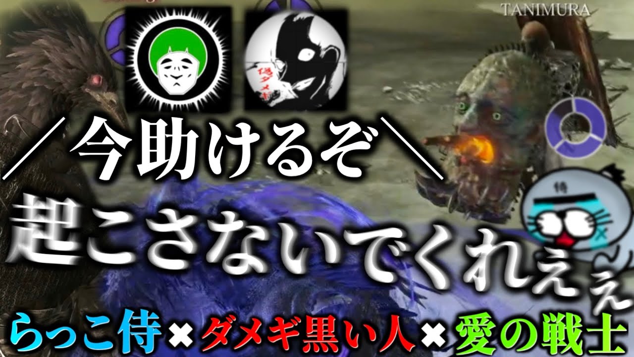 この３人が”守護者”で集まることは”二度と無い”この世の終わりみたいな夜渡り実況【ELDENRING NIGHTREIGN /エルデンリングナイトレイン】@AINOSENSI ＠ダメギ黒チャンネル