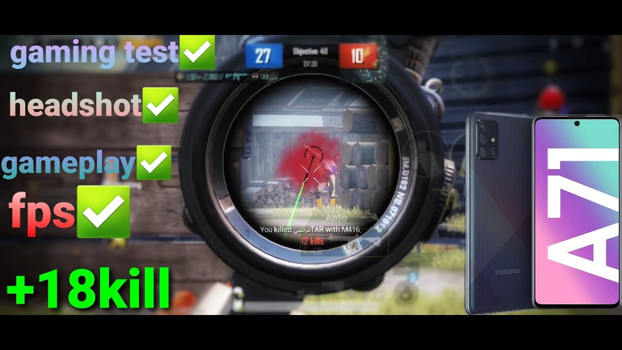 Samsung a71 gaming test PUBG 😍🔥|full Gyro|smooth gameplay|PUBGM