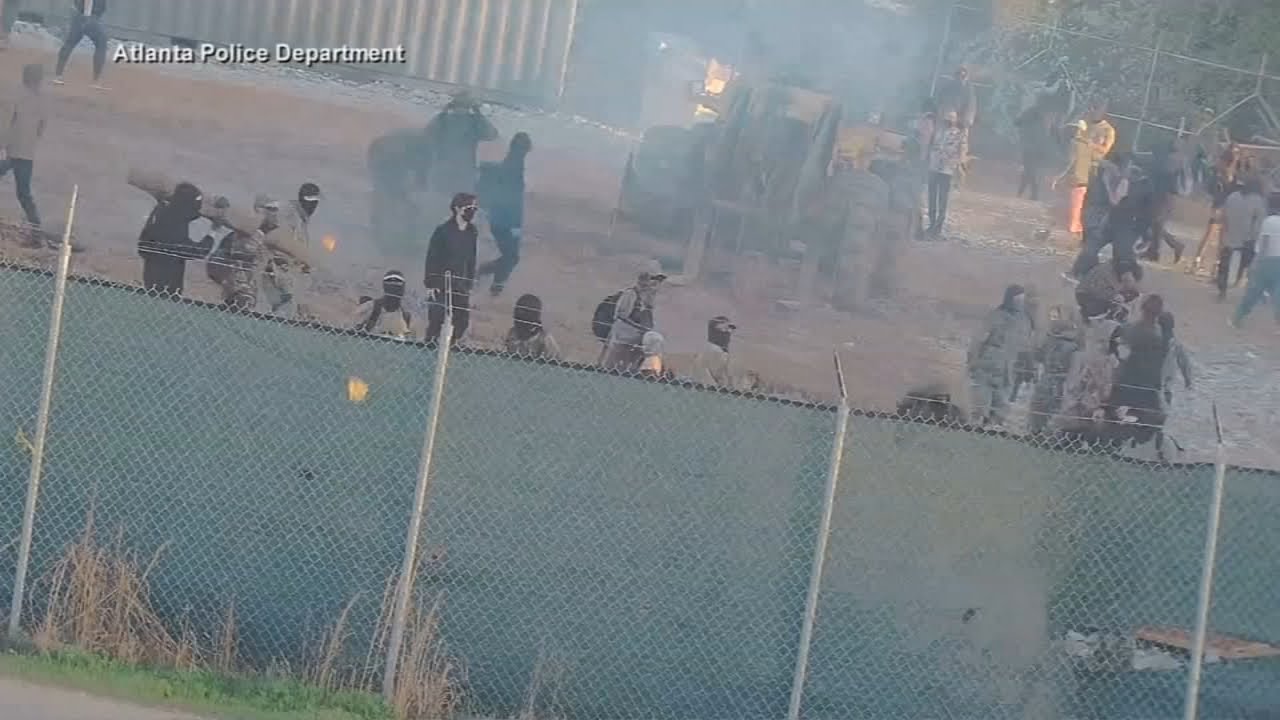 Atlanta protesters arrested, charged with domestic terrorism for attacking cops