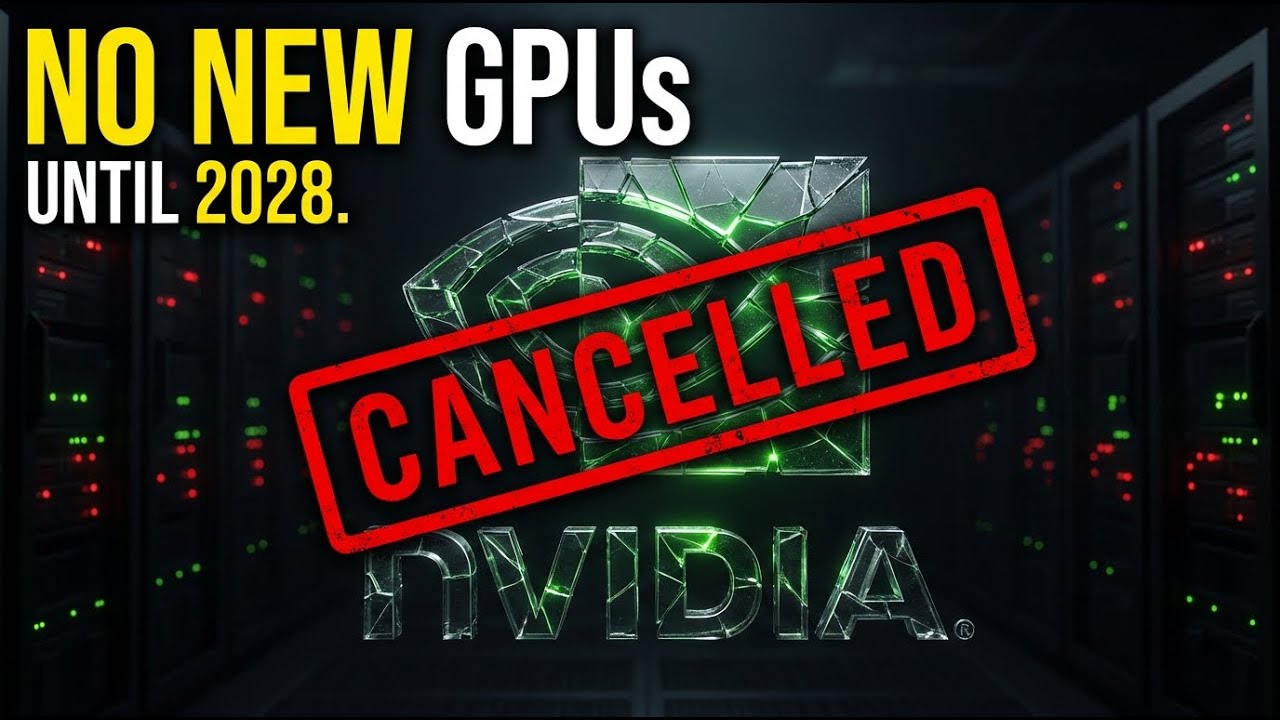 NVIDIA навсегда бросила геймеров (новых видеокарт не будет до 2028 года).