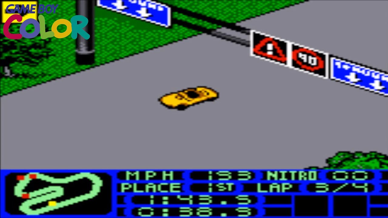 Test Drive 2001 (Game Boy Color Gameplay)