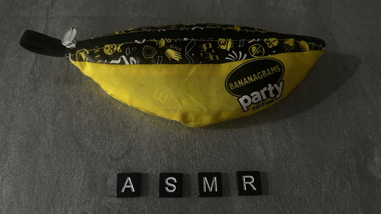 My First ASMR Video: Play Bananagrams With Me