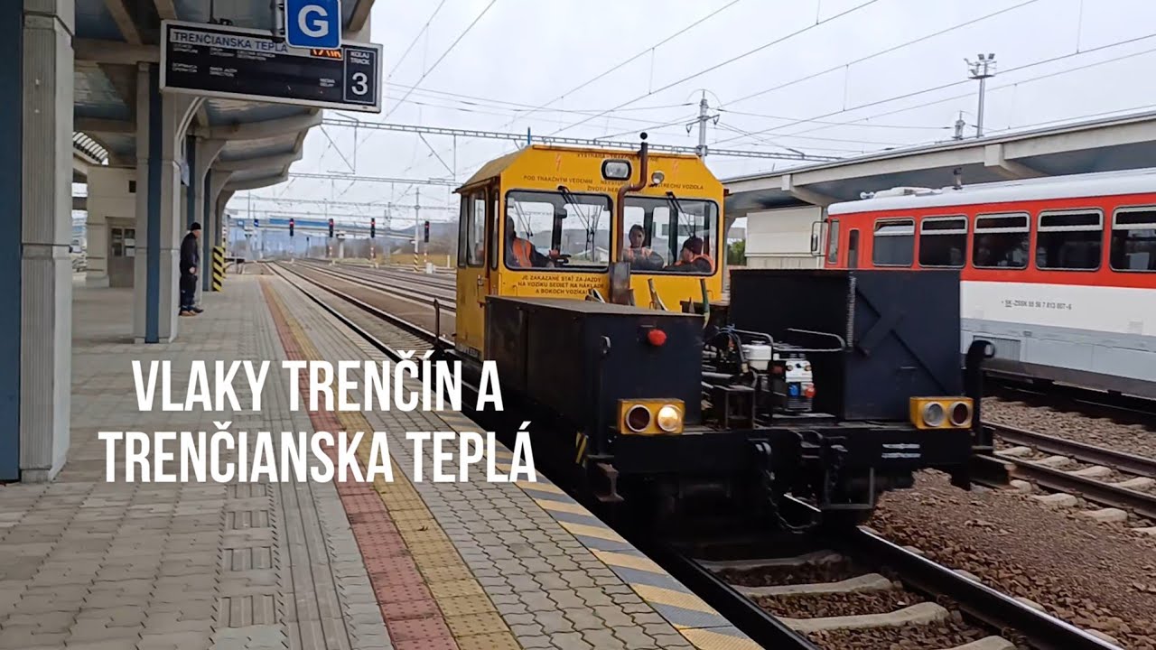 Vlaky zo stanice Trenčín a Trenčianska teplá (2.1.2024)