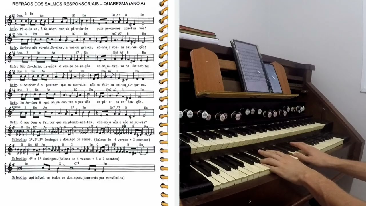 Piedade, ó Senhor, tende piedade, pois pecamos contra vós - Hinário Litúrgico