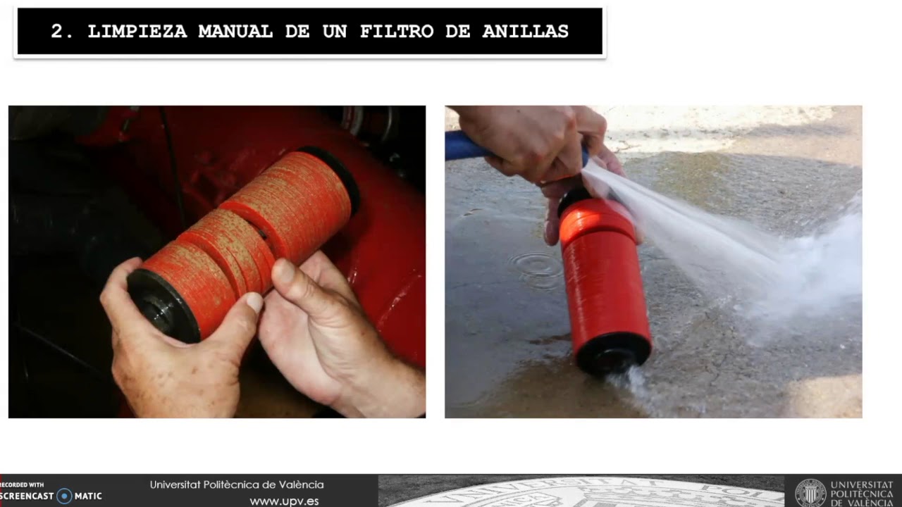 FILTROS DE ANILLAS. LIMPIEZA |  | UPV