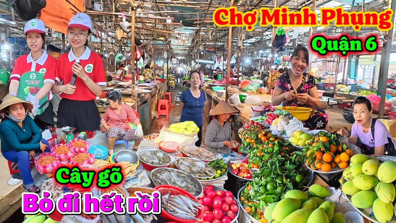 CHƯA TỪNG THẤY bỏ đi hết chợ Cây Gõ “Minh Phụng” Quận 6, tiểu thương Ế quá nhiều khó khăn